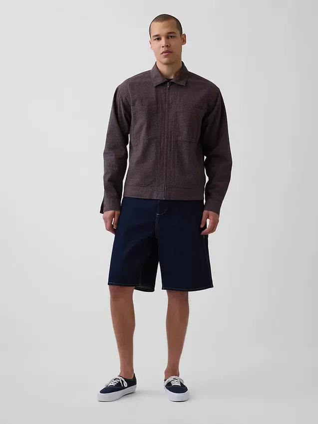 10,5" Baggy denim-snekker Shorts