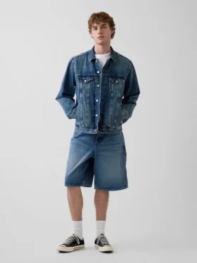 10,5" Baggy denim-snekker Shorts