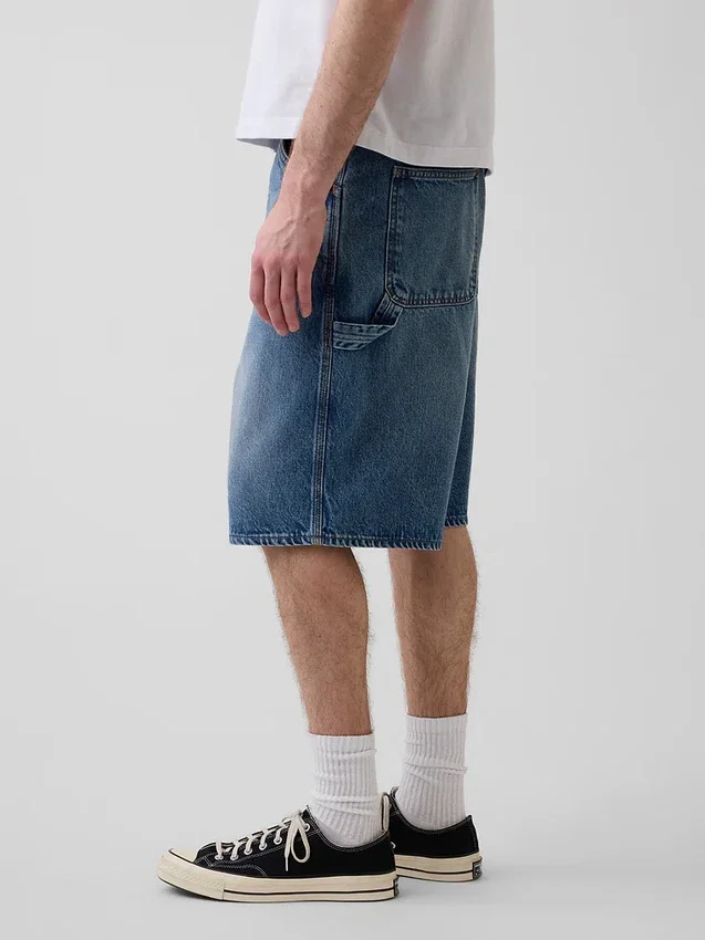 10,5" Baggy denim-snekker Shorts