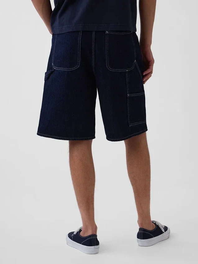 10,5" Baggy denim-snekker Shorts