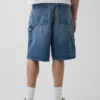 10,5" Baggy denim-snekker Shorts