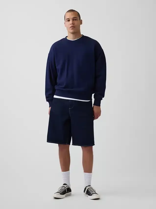 10,5" Baggy denim-snekker Shorts