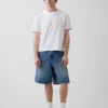 10,5" Baggy denim-snekker Shorts