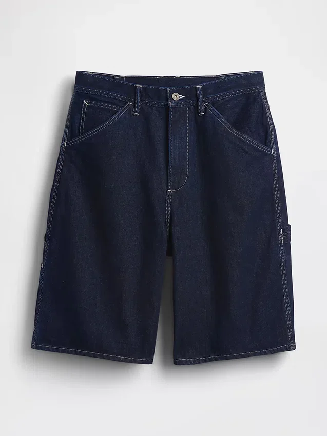 10,5" Baggy denim-snekker Shorts
