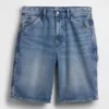 10,5" Baggy denim-snekker Shorts