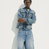 10,5" Baggy denim-snekker Shorts