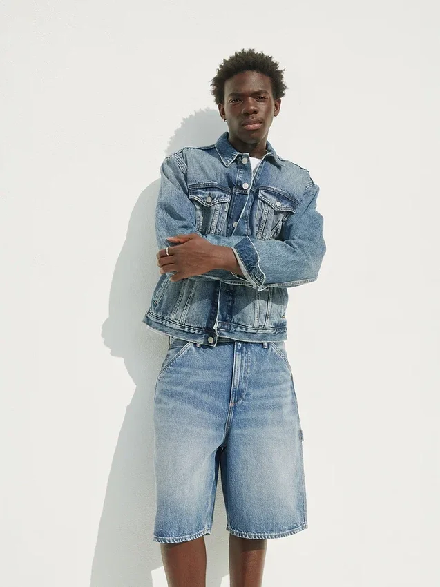 10,5" Baggy denim-snekker Shorts