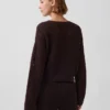 100 % bomull, heklet, avslappet genser