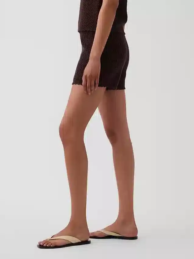 100 % bomull, heklet, enkle Shorts