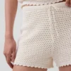 100 % bomull, heklet, enkle Shorts