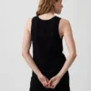 100 % bomull, heklet tank-top