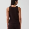 100 % bomull, heklet tank-top