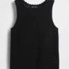 100 % bomull, heklet tank-top