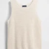 100 % bomull, heklet tank-top