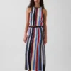 100 % bomull, stripet halterneck-gensere
