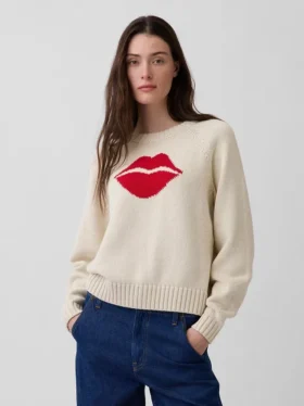 100 % bomullsgenser med «Kiss»-raglan