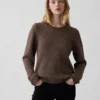 100 % bomullsgenser med rullekrage