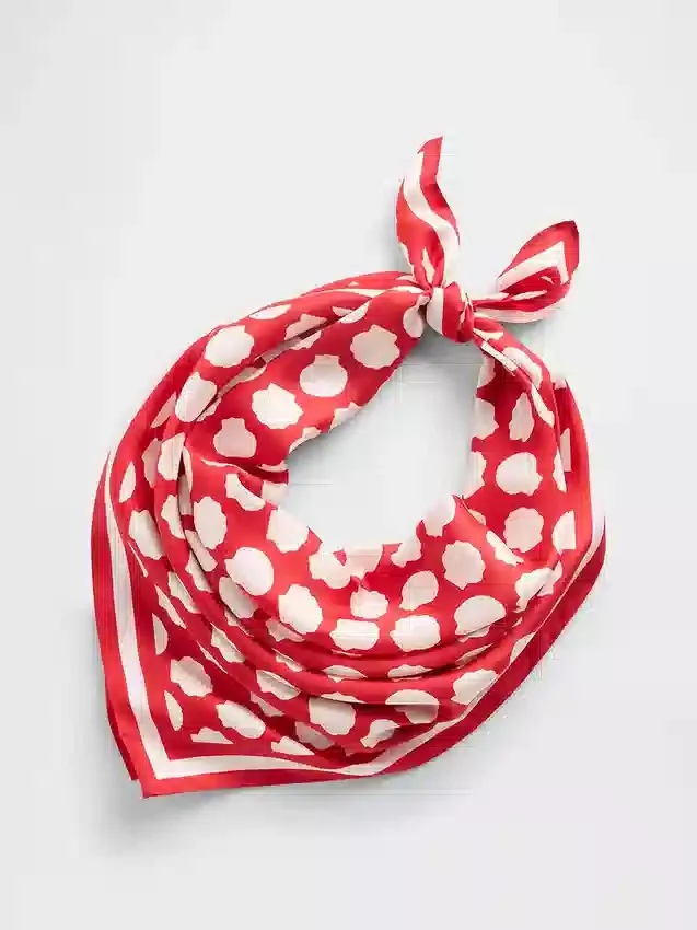 100 % silke, oversized bandana