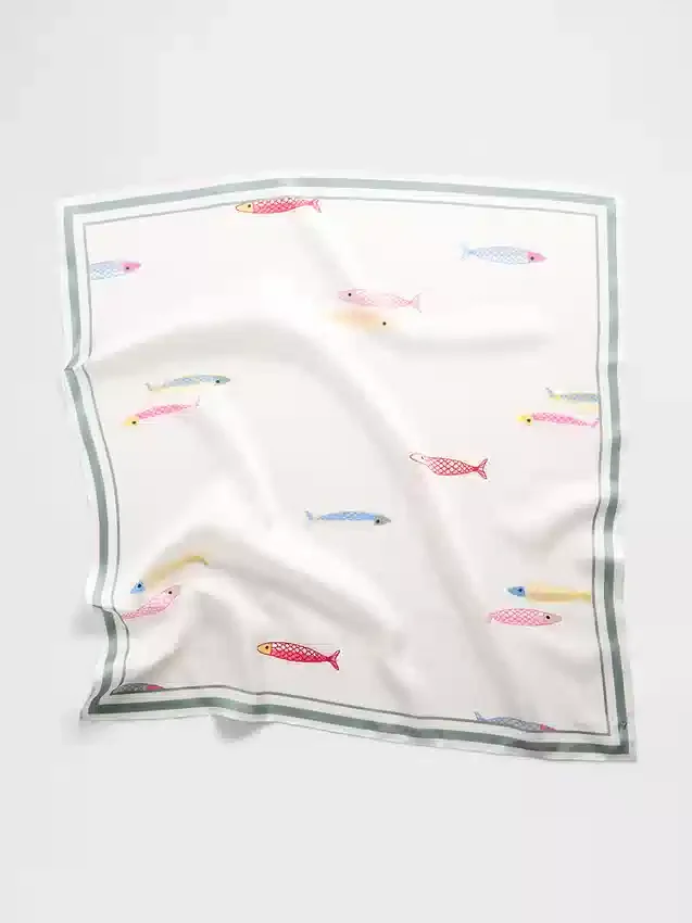 100 % silke, oversized bandana