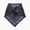 100 % silke, oversized trekantet bandana-skjerf