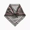100 % silke, oversized trekantet bandana-skjerf