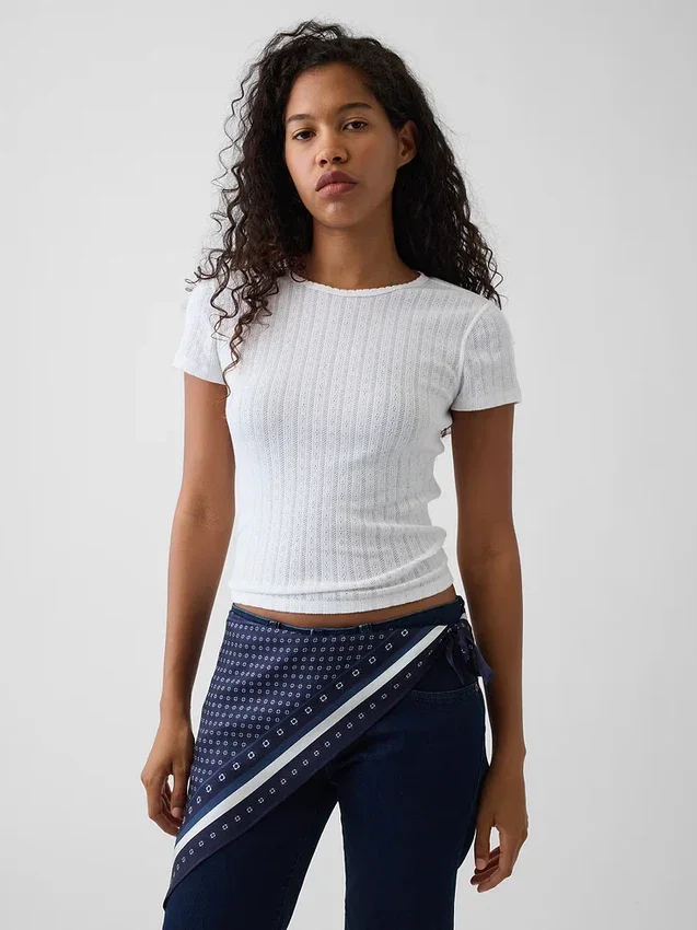 100 % silke, oversized trekantet bandana-skjerf