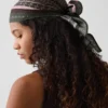 100 % silke, oversized trekantet bandana-skjerf