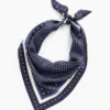 100 % silke, oversized trekantet bandana-skjerf