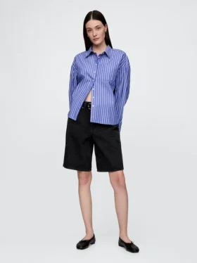 11"  Mid Rise Longline-jeansshorts
