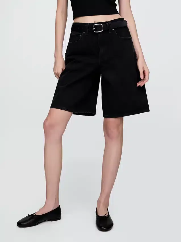11" Mid Rise Longline-jeansshorts