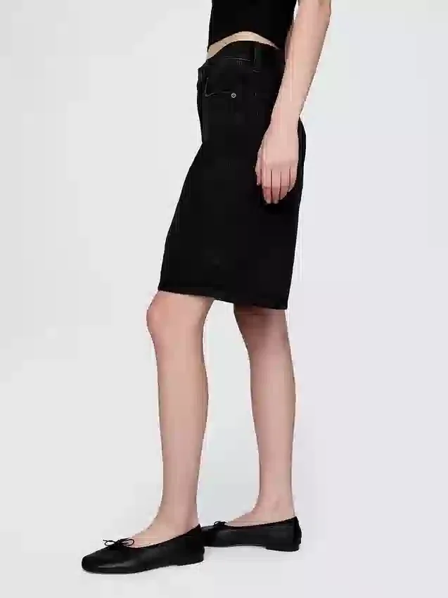 11" Mid Rise Longline-jeansshorts