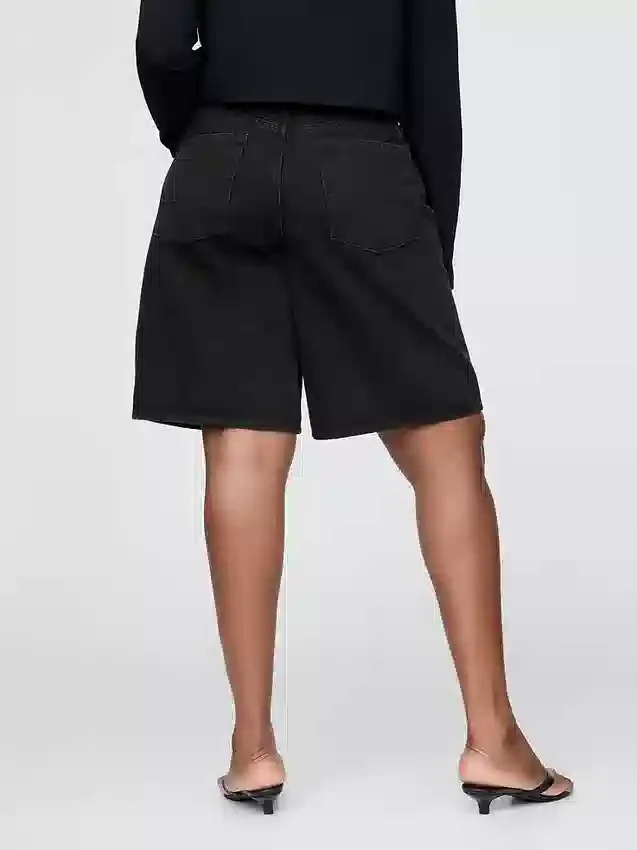 11" Mid Rise Longline-jeansshorts