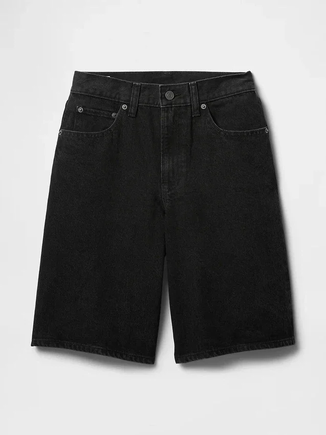 11" Mid Rise Longline-jeansshorts