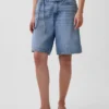 11" mid-rise Micro Belt Longline-jeansShorts