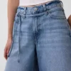 11" mid-rise Micro Belt Longline-jeansShorts