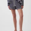 3,5" avslappede shorts i frotté