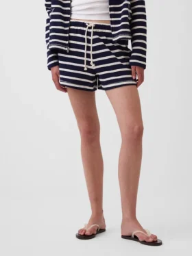3,5″ avslappede shorts i frotté