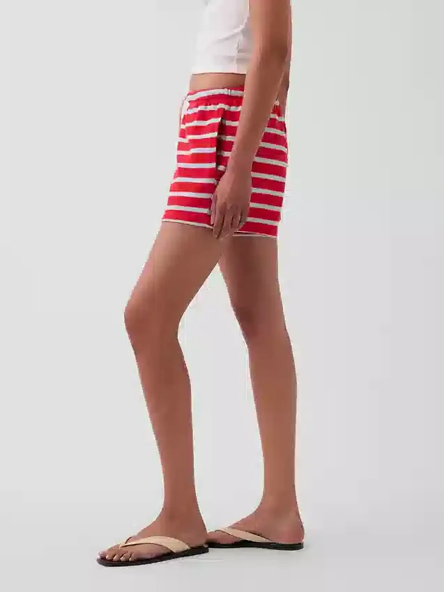3,5" avslappede shorts i frotté