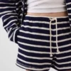 3,5" avslappede shorts i frotté