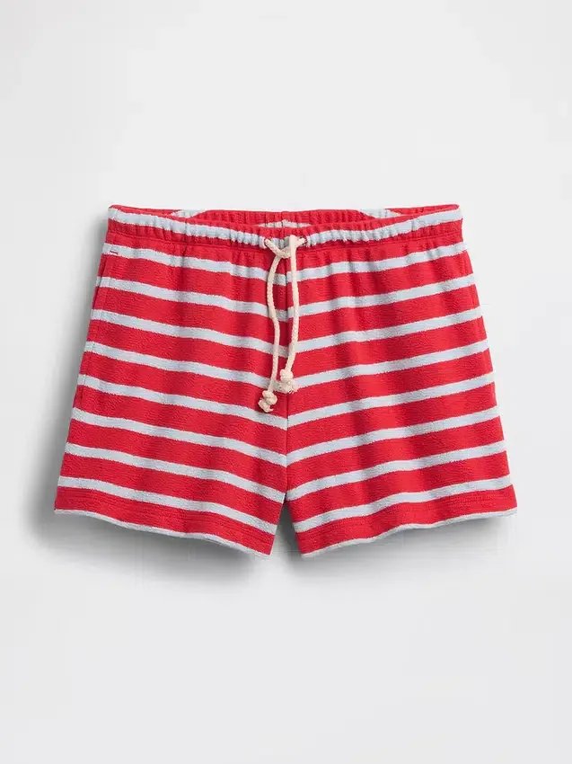 3,5" avslappede shorts i frotté