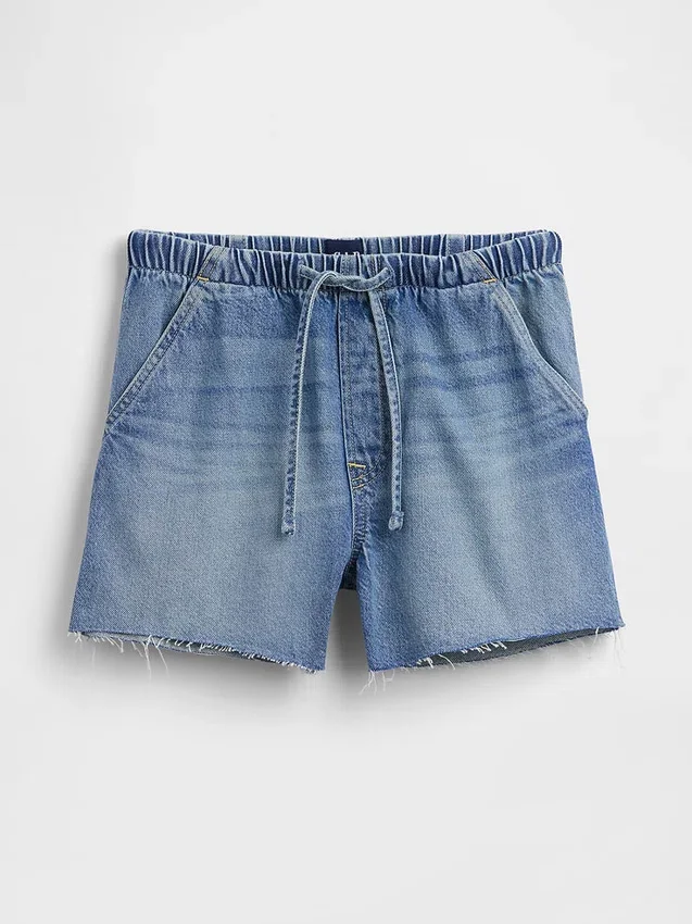 3,5” lavt sittende, lette denimshorts