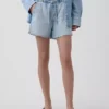3,5” ultramyke, lavt sittende, komfortable denim Shorts