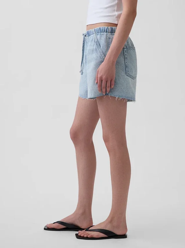 3,5” ultramyke, lavt sittende, komfortable denim Shorts