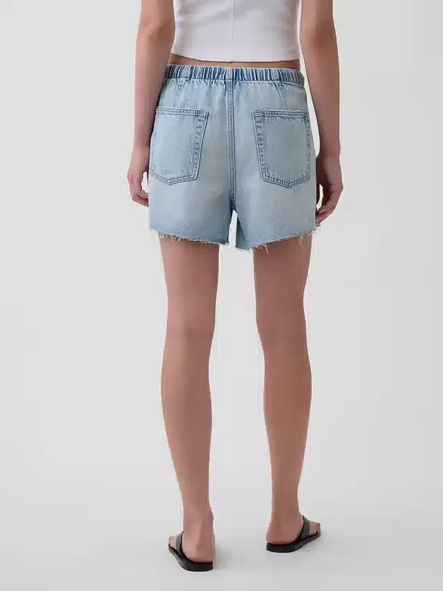 3,5” ultramyke, lavt sittende, komfortable denim Shorts