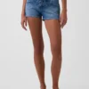 3" lavt sittende denim Shorts med snøring