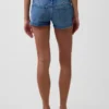 3" lavt sittende denim Shorts med snøring