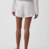 3" strikkede shorts med delfin-kant
