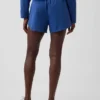 3" strikkede shorts med delfin-kant
