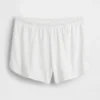 3" strikkede shorts med delfin-kant