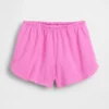 3" strikkede shorts med delfin-kant